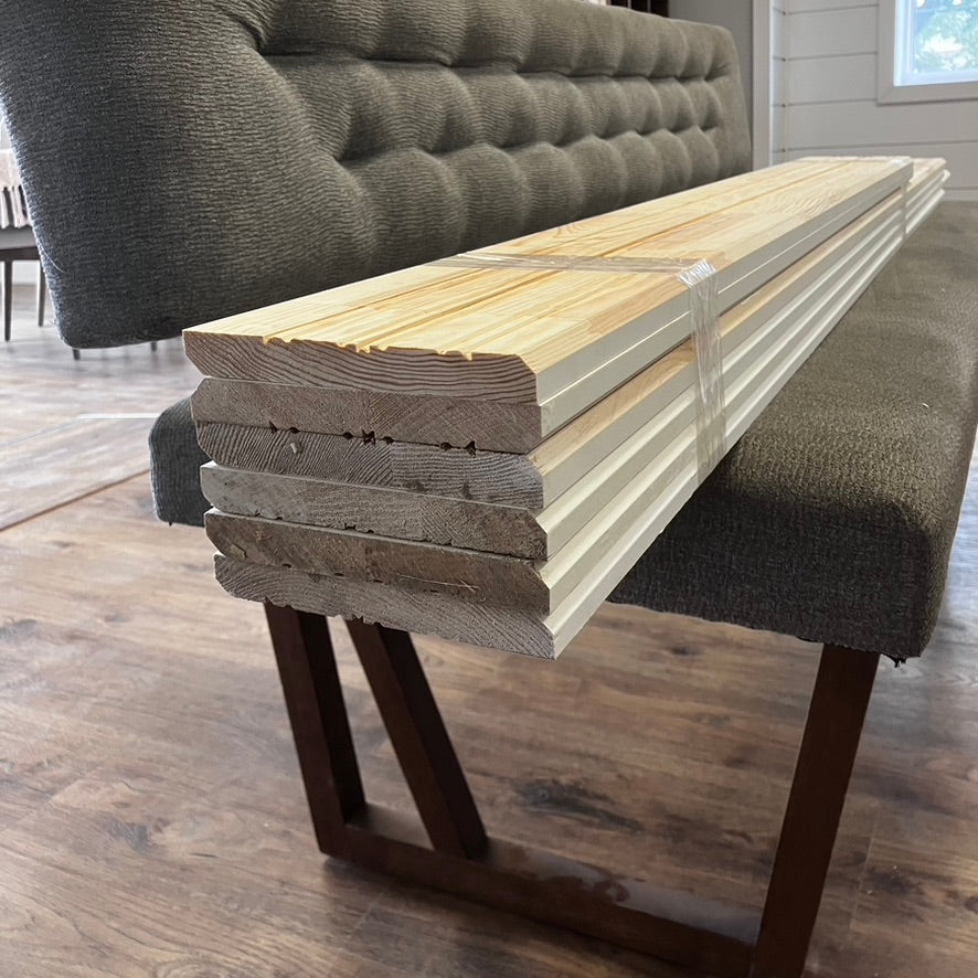 5 1/4" Beveled Edge Baseboard (#k62)