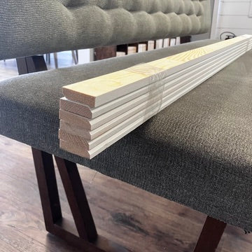 1 3/8" Beveled Edge Shoemould (#k13)