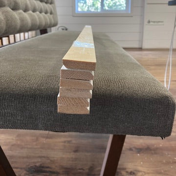 1 3/8" Beveled Edge Shoemould (#k13)