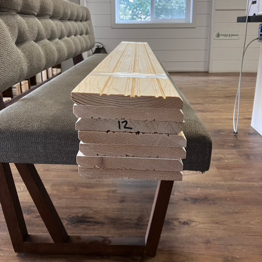 5 1/4" Beveled Edge Baseboard (#k63)